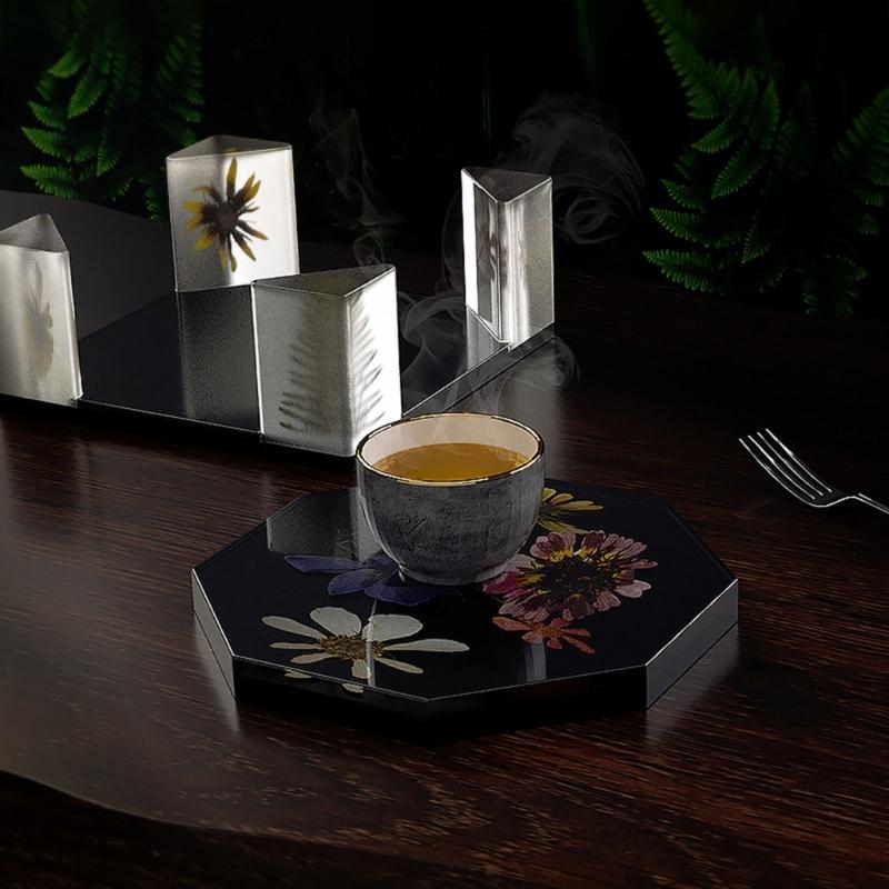 Уникальные восьмиугольные формы Прочная силиконовая форма Домашний аксессуар для персонализации Подстаканников и декоративных элементов Ежедневное использование