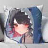 Игра Zenless Zone Zero Эллен Джо Наволочка Квадратная Подушка Спальня Диван Досуг Комфорт Подушка Гостиная Домашнее Украшение 40X40
