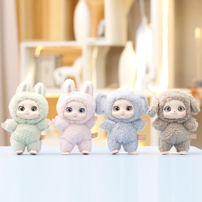 Bunny Silicone Soft Pendant With Plush Fill For Keyring And Kids Room Decor