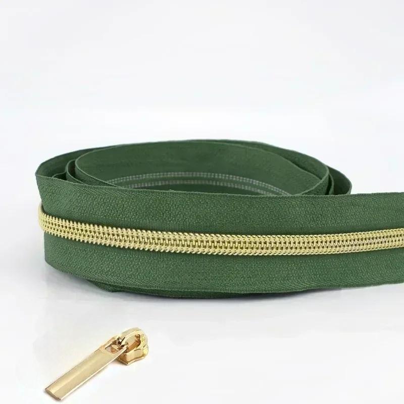 1/2/3/4/5 метров 5# нейлоновые молниевые ленты со слайдерами спиральные молнии сумка кошелек карман пуллеры для молний головка набор для ремонта швейные аксессуары