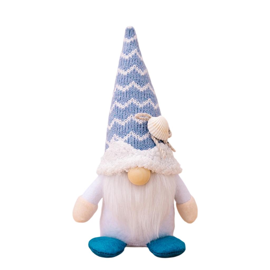 Handmade Plush Ocean Gnome Doll For Holiday
