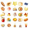 10/30/56PCS Cartoon Food PVC Sticky Sticker Aesthetic DIY Colored korean Decoration Scrapbooking Supplies