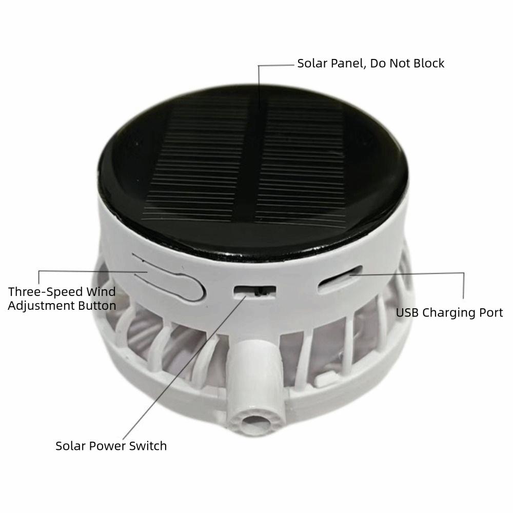 USB Charging Sun Cap Breathable Fisherman Hat Door Fan Solar Fan Cap  Cycling