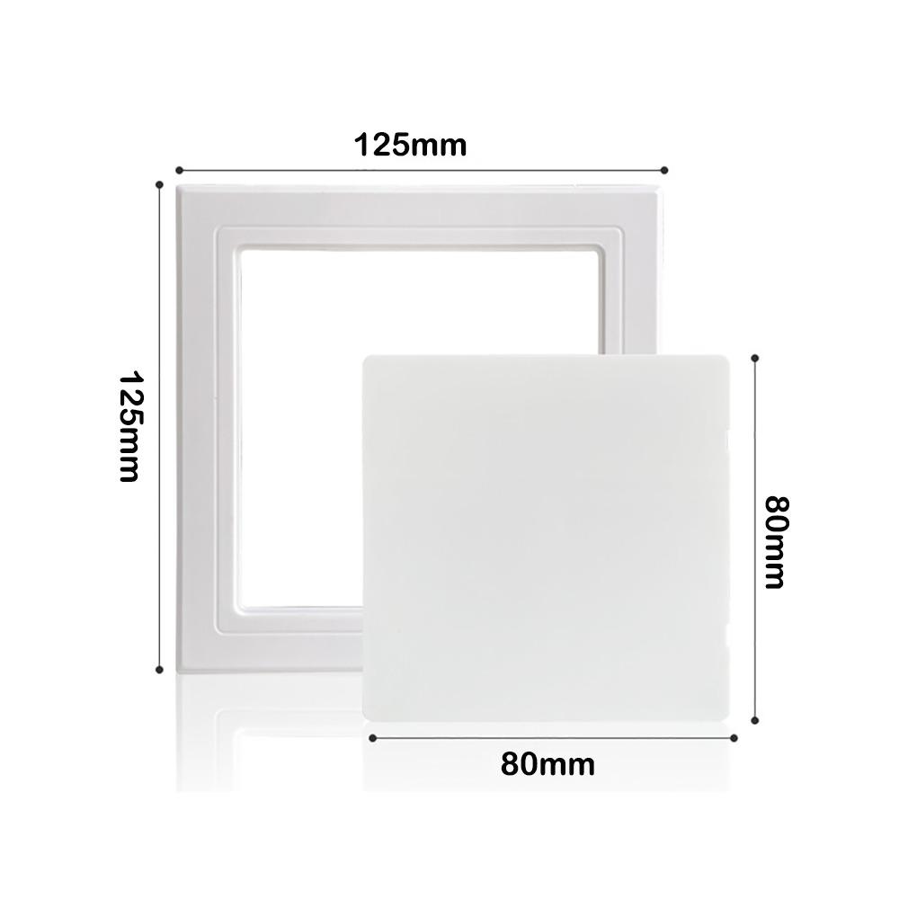 White Opening Flap Cover Plate Plastic Inspection Hole Wall Access Doors  Doors Wall Ceiling