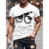 3D Graphic Men's Casual Men's Novelty Graphic Tee Casual Polyester A-Line T Shirt Mashable Shirt