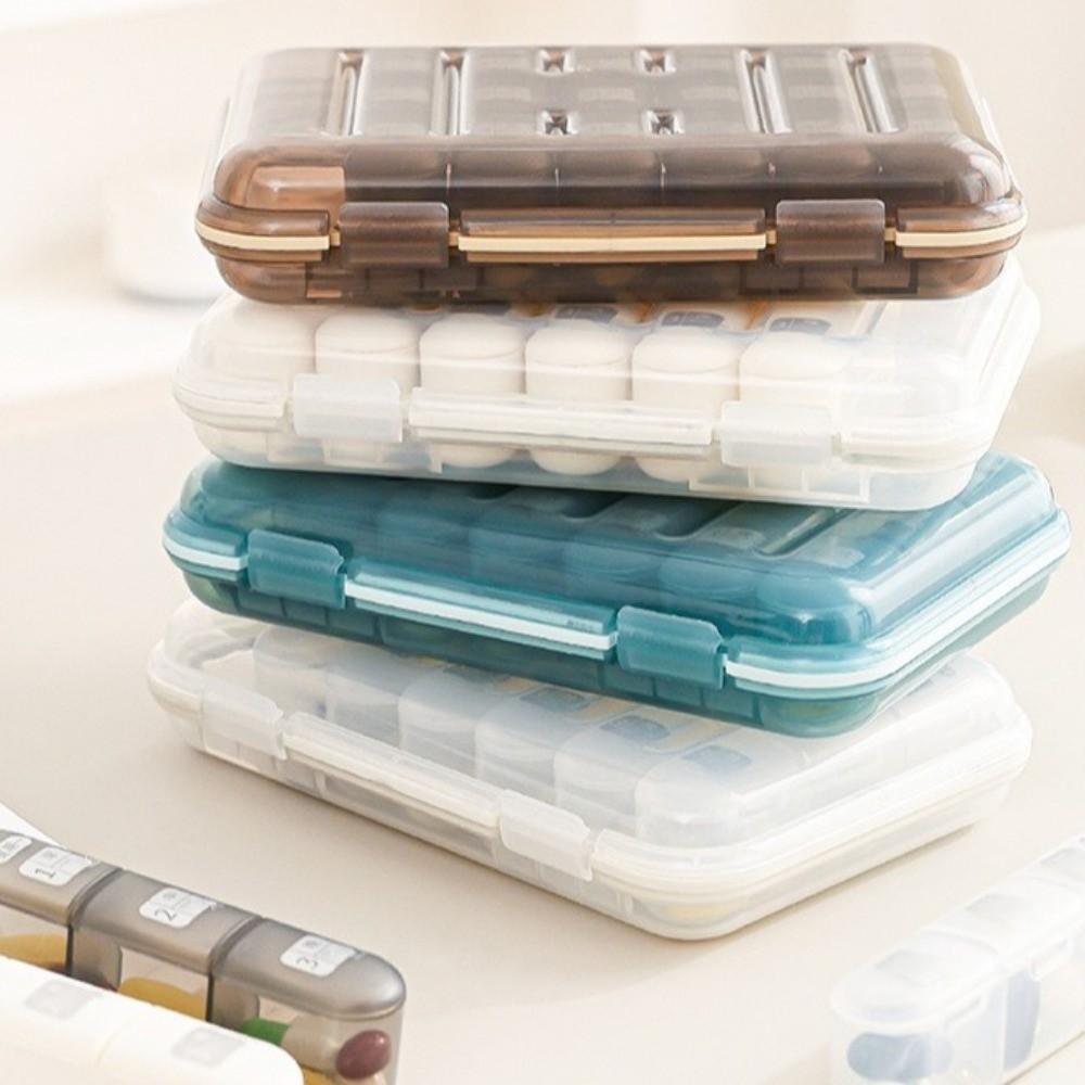 Large Capacity Pill Dispenser Seven Day Pill Classification Box Weekly Pill Box  Pill Storage