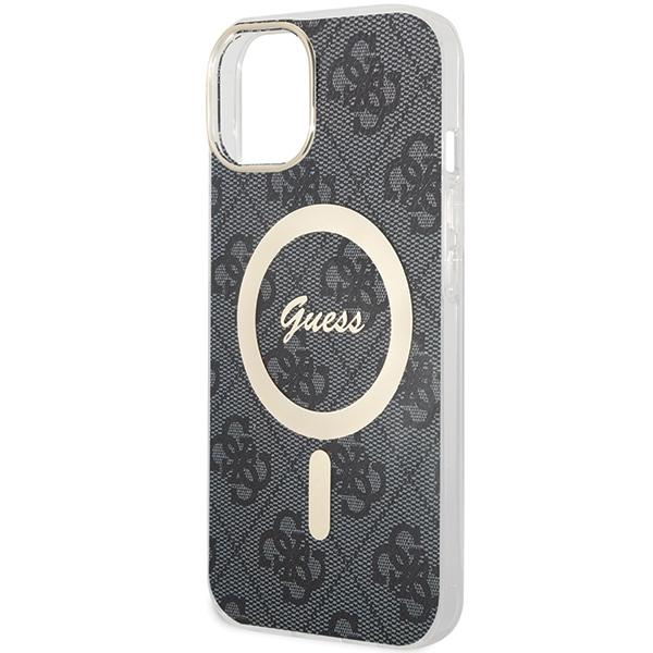 Guess Guhmp15Mh4Stk Iphone 15 Plus/ 14 Plus 6.7 Czarny/Black Hardcase 4G Magsafe