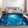 Морской 3D-визуальный ковер Современный ковер для гостиной, ковер для детской спальни, игровой, для ползания