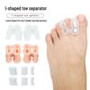 Silicone Adjustable I-Shaped Toe Separator for Overlapping Toe Correction