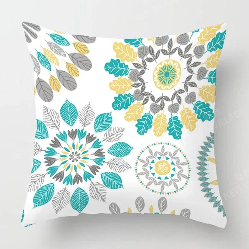 Осенний Домашний Декор Осенний Декор Гостиной Наволочка для Декоративной Подушки Диван Бохо Наволочка Мандала