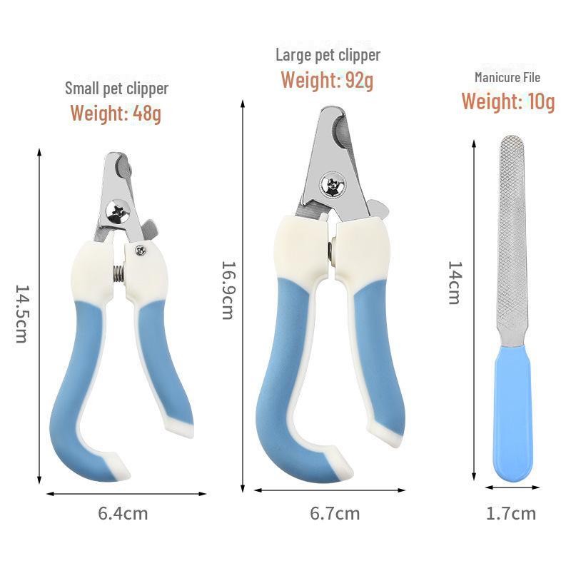 Набор кусачек и пилочек для ногтей для кошек и собак - Маникюрный набор для домашних животных