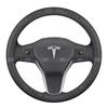 Для Tesla Model 3 Model S Model Y Model X Roadster Автомобильный Руль Чехол 2019-2025 Автомобильный салон Аксессуары для Руля