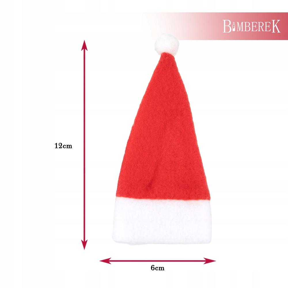 10x Christmas hats, Santa hats, bottles, cutlery, tinctures