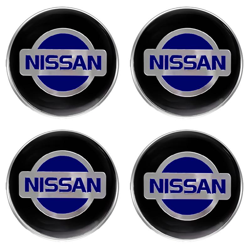 For Nissan ArR456mm Car Wheel Stickers Center Hub Cap Car Emblem Badge For Nismo Nissans Tiida Teana Skyline Juke X-trail Almera Qashqai Goods