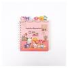 Sanrio Characters Cute Character Index 4-Division Notebook, 1 Piece, Pink