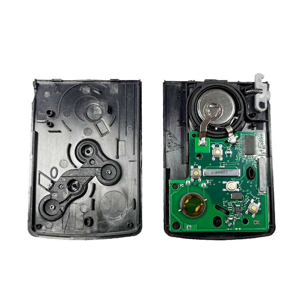 Смарт-карта Ключ от машины 4 кнопки PCF7945/PCF7953 Чип 4A 433 МГц для Renault Clio 4 Captur Пассивный Бесключевой Доступ Дистанционный HandsFree