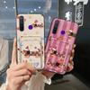 Ударопрочный чехол для телефона со слотом для карт для OPPO Realme5 Pro/Realme Q, противоударный, модный дизайн, кармашек для карт, задняя крышка, карман для карт