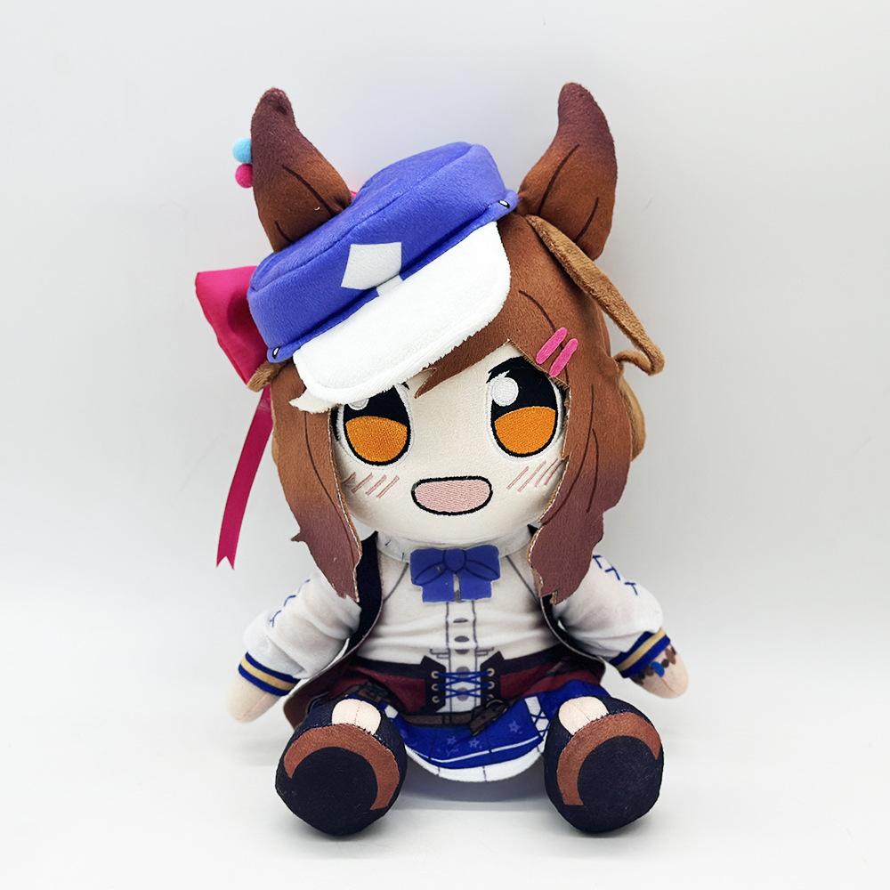 Кавайная плюшевая игрушка Uma musume Персонаж аниме Pretty Derby Мерч Рисовый Душ Огури Кэп Игрушки Maruzensky Подарок на День Рождения Рождество