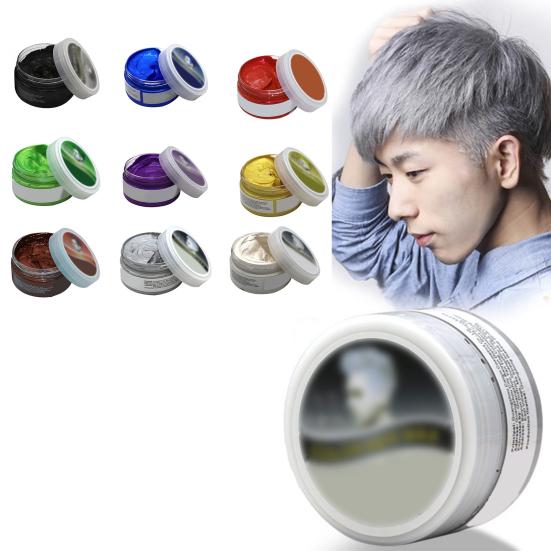 Yousheng 100G одноразовая краска для волос кремовая моющаяся безопасная для мужчин и женщин мгновенная прическа временная окраска волос воск грязь косплей вечеринка макияж реквизит