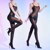 Женский сексуальный комбинезон-боди с эффектом масла, блестящие чулки 5d, бесшовный нагрудник, боди с открытой промежностью, прозрачные тонкие колготки