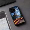 H-Harry P-Potters-S Magci Castle Phone Case For IPhone 17 Air 16 E Pro Max 15 14 13 Mini 12 Pro 11 Max Plus Black Glass Cover