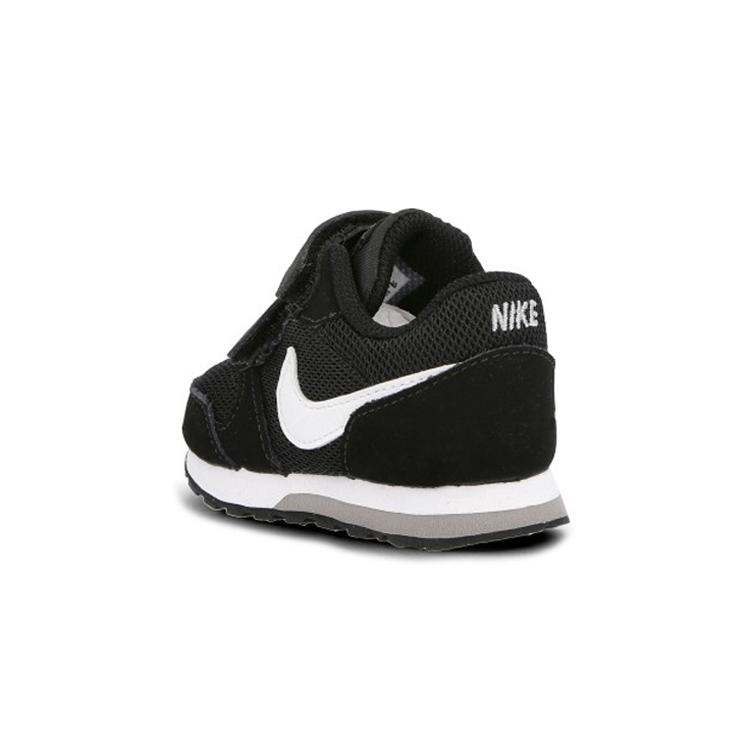 Nike MD Runner 2 Износостойкие Низкие Беговые Кроссовки Черно-Белые Для Младенцев и Малышей 806255-001
