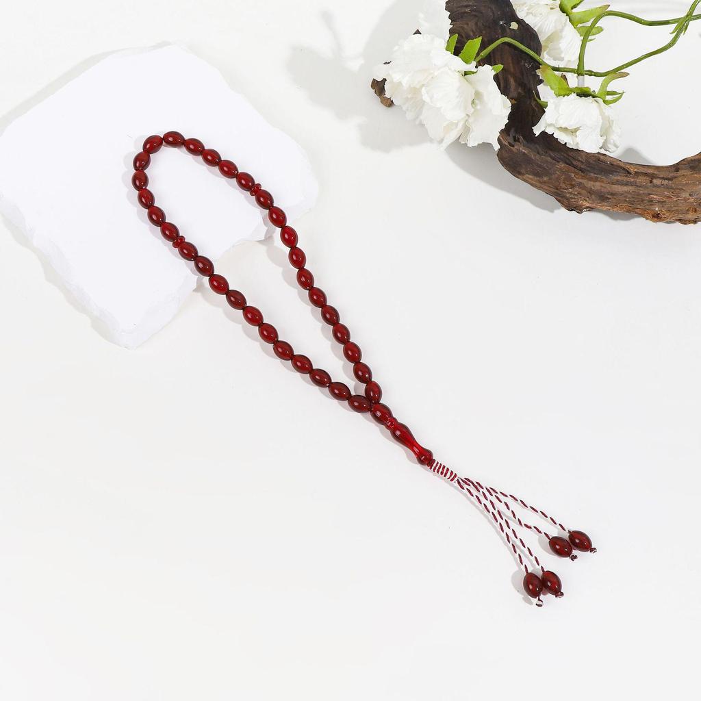 Классический акриловый тасбих: Четки из 33 бусин в ближневосточном стиле для мужчин и женщин