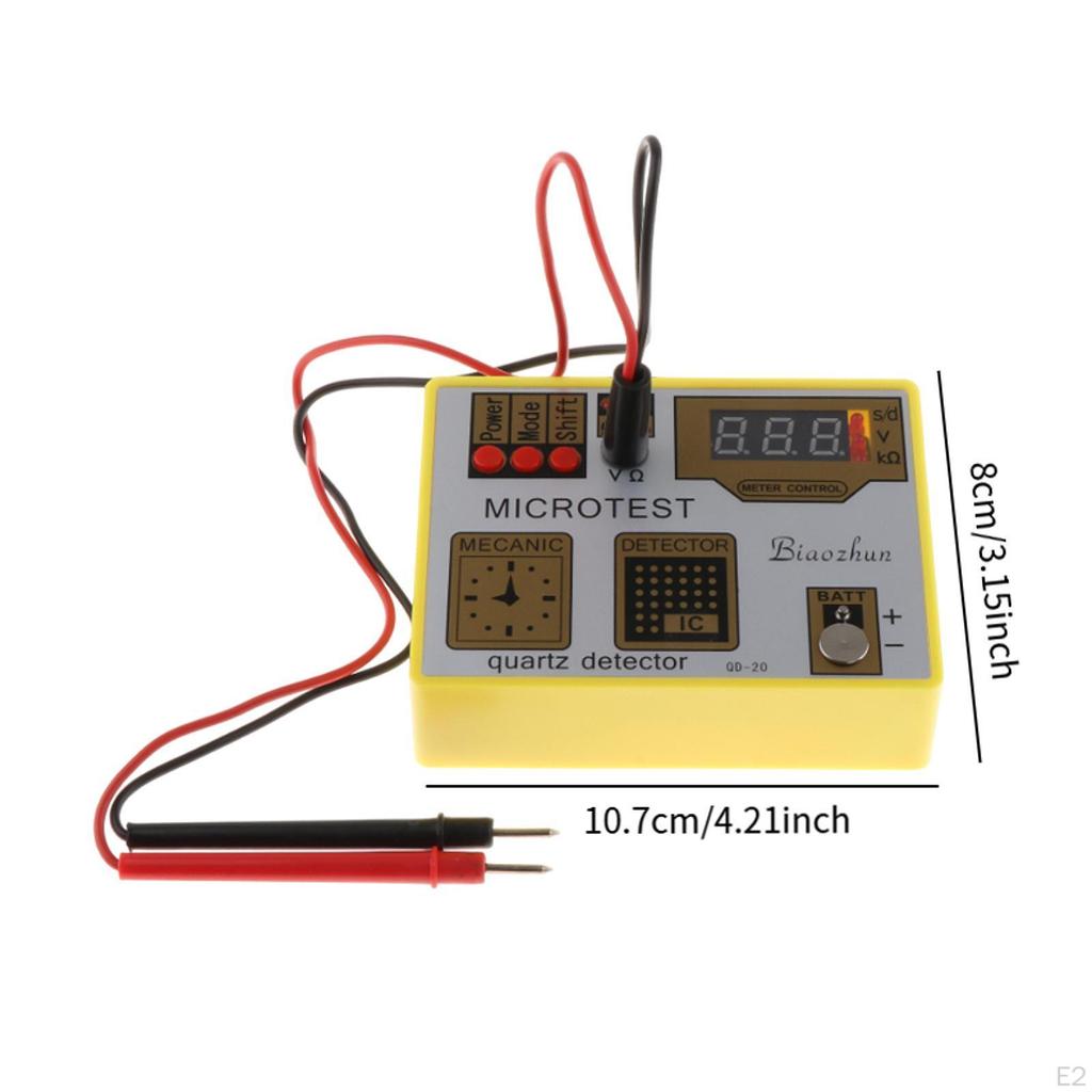 Тестер часового механизма, аккумулятор, простой в использовании портативный легкий инструмент для ремонта