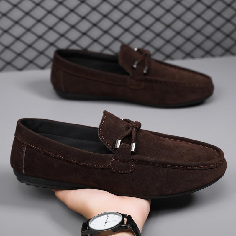 New Fashion Men's Loafers Large Size Trend Bean Shoes Casual Men's Shoes