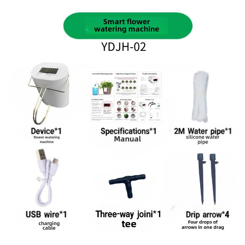 Smart Automatic Plant Watering System with Timer for Gardens and Potted Plants
