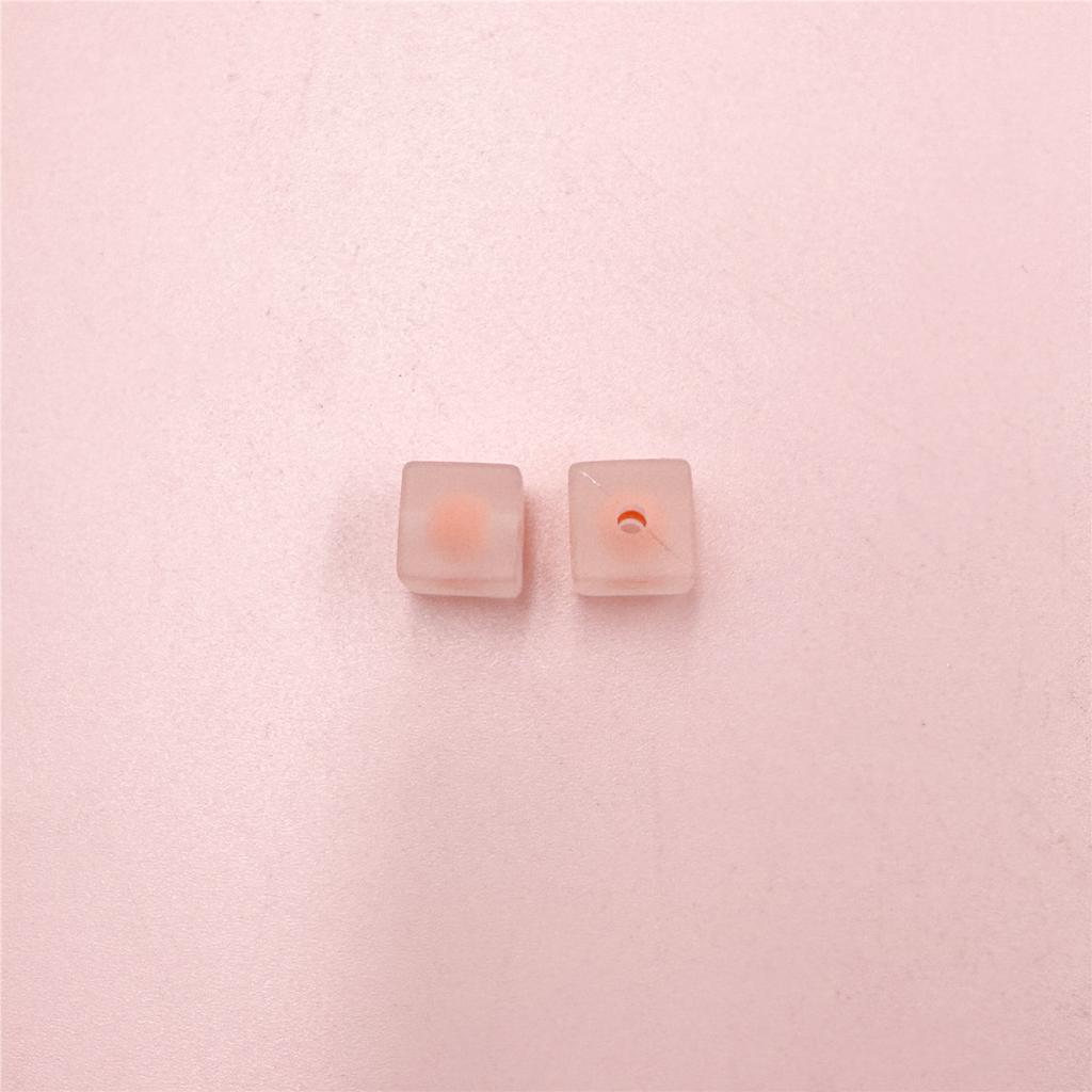 Ожерелье DIY цепочка для мобильного телефона 5 шт. модные 12 мм матовые квадратные бусины акриловый браслет ювелирный материал