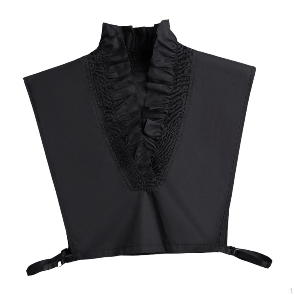 Шикарный искусственный воротник, аксессуар для выреза платья