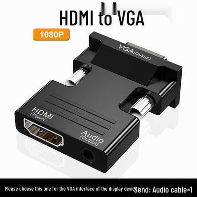 Адаптер HDMI-VGA со звуком – Подключите ПК или ТВ-приставку к дисплею высокой четкости или проектору