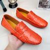 Fashion Fashion Men's Loafers Shoes Outdoor Comfortable Leather Casual Shoes for Men Slip-On Driving Shoes Male Mocasines Hombre