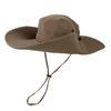 Outdoor Sun Breathable Hat For Men And Women Cotton Blend Material With Brim Roll