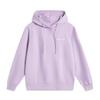 Li Ning Серия спортивной моды Модный универсальный влагоотводящий худи Женские худи Сумеречно-фиолетовый AWDU454-7