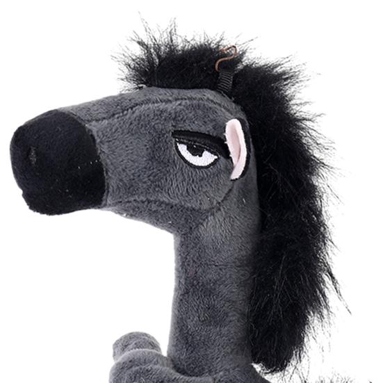 Plush Horse Keychain Lucky Horse Mascot Pendant for Bag Backpack Purse Fluffy Horse Keyring Cony Pony Doll Ornament