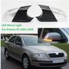 For Skoda Octavia MK2 A5 Sedan Combi 2004 2005 2006 2007 2008 Car-Stying Rear Mirror LED Turn Signal Indicator Light