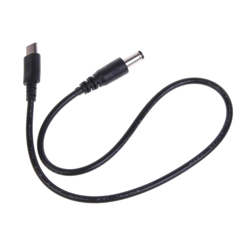 Кабель питания USB C - DC5.5x2.1mm, поддержка 5V3A, USB C, штекер - DC5521, штекер, зарядный шнур для маршрутизаторов, камер