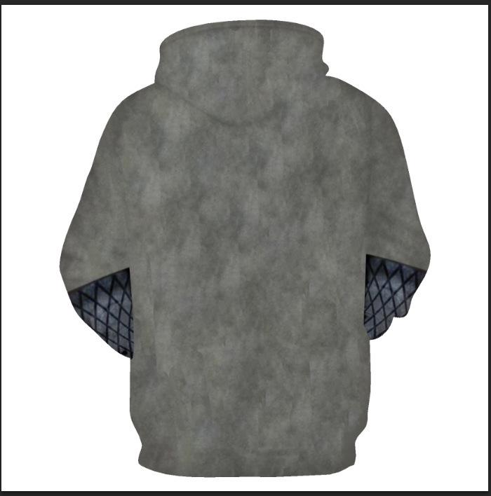 Худи с 3D-принтом Наруто для пар - Весенне-осенний стиль Спортивная одежда