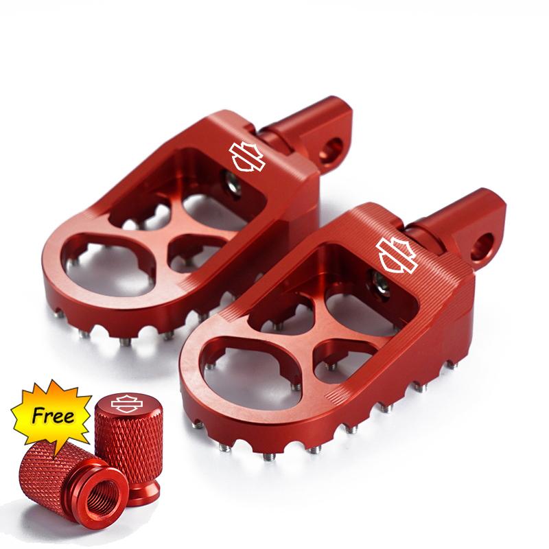 Подножки для мотоцикла MX, широкие подставки для ног, педали с подножками для Harley Sportster XL 883 1200 Dyna Street Bob Bobber