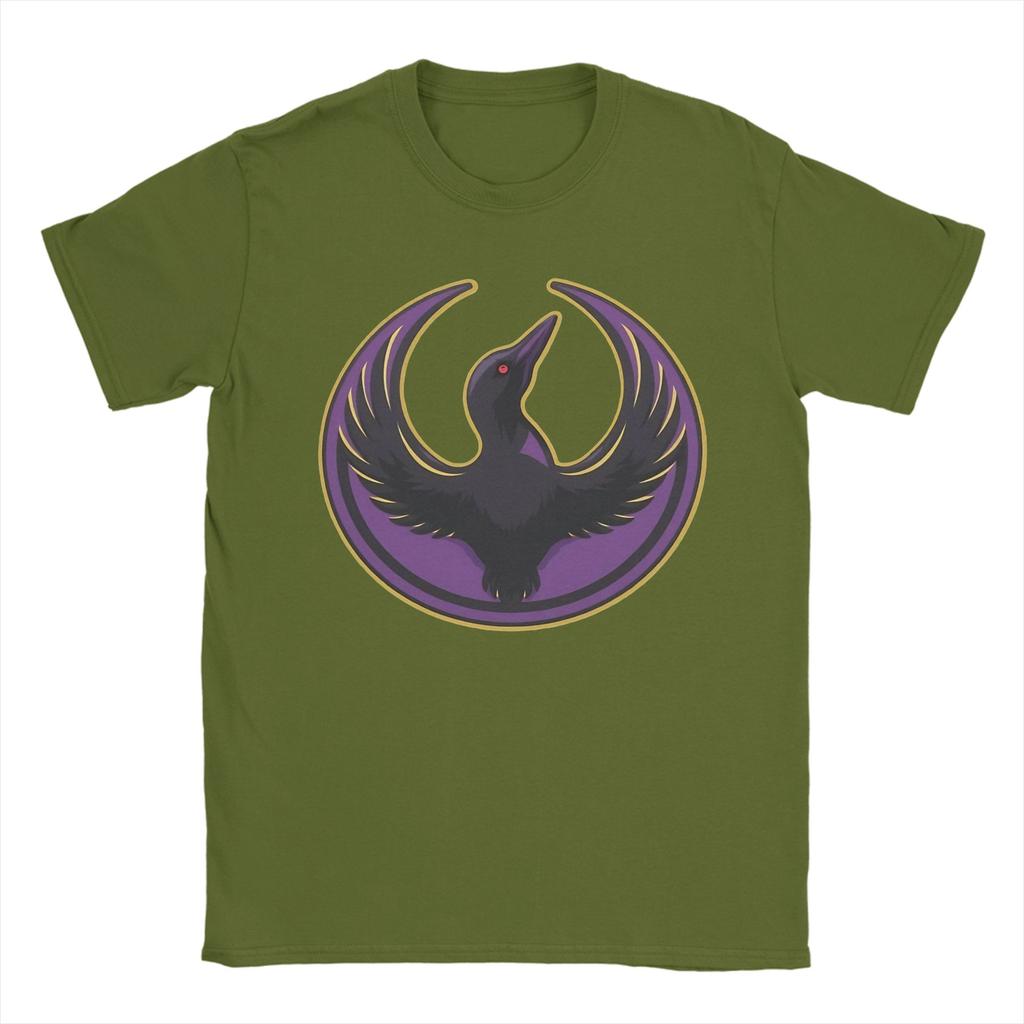 Men Purple Vikings Minnesota Rebel Loon T Shirts Cotton Clothes Novelty Short Sleeve O Neck Tee Shirt Birthday Gift TShirts
