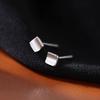 Square Earrings for Women Simple and Exquisite Light Luxury Earrings Niche Design High-end Earrings