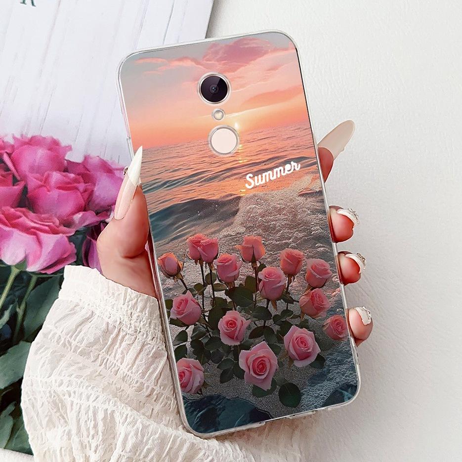 Чехол для Xiaomi Redmi 5 Plus Милый Кот Лев Расписной Чехол Мягкий Силиконовый Чехол для Телефона Для Xiaomi Redmi 5 Redmi5 Plus Задняя Крышка Сумки