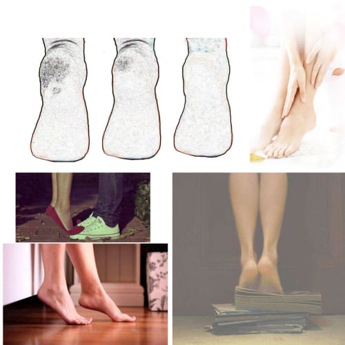 Jubepk Foot Scrubber Brush, 2-in-1 Foot Pumice Stone | Multifunctional 2-in-1 Foot Care Tool | Foot-Gentle Pumice Stone, Comfortable Bathroom Accessor