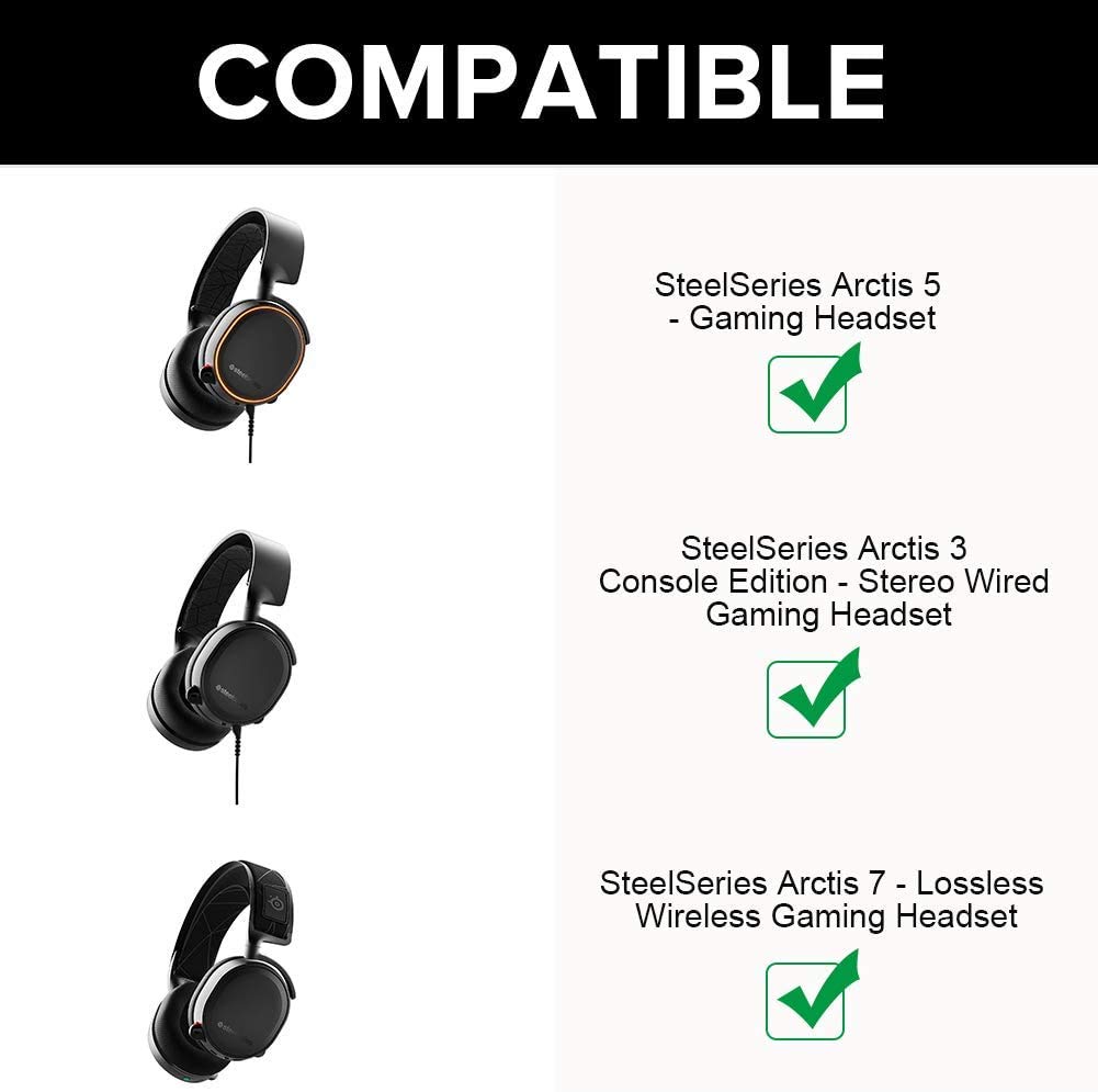 Arctis 7 Cable Replacement Audio Cord Inline Microphone and Remote Volume Control Compatible with SteelSeries Arctis 7 Arctis 5 Arctis 3 Arctis 3