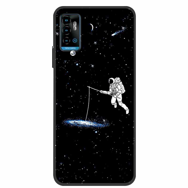 Чехол для ZTE Blade A71 Ударопрочный Мягкий силикон ТПУ Задняя крышка Для ZTE BladeA71 Чехлы для телефона Для ZTE Blade A 71 2021 Милый мультяшный