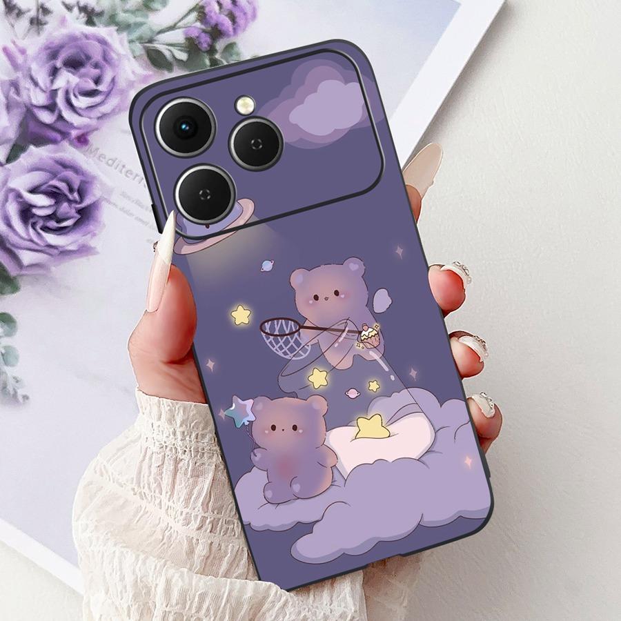 Для Tecno Spark 40 Spark40 C Чехол для телефона ТПУ Оболочка Роскошный Расписной Мягкий Силикон Чехол Для Tecno Spark40C Spark 40C Задняя крышка