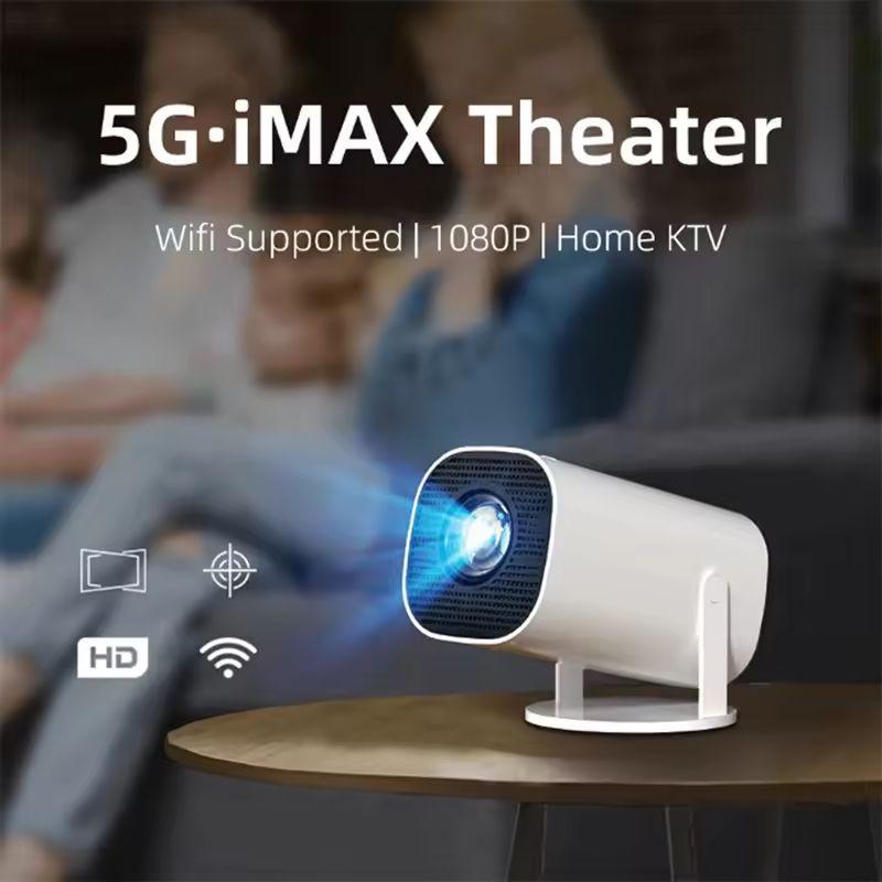 Портативный проектор P30 720P на Android с Bluetooth, ультрачетким изображением и поддержкой 4K, с поддержкой WiFi.