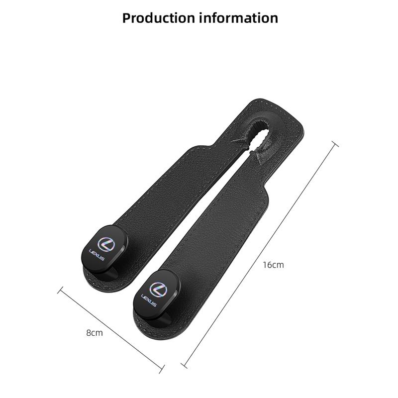 HZN3 Car Seat Backrest Hook Storage Tools Accessories For Lexus RX300 IS200 IS250 ES350 Ct200h UX250h NX300h RX350 ES300h RX400h NX